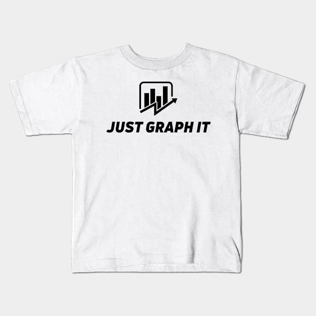 Just Graph IT Kids T-Shirt by Toad House Pixels